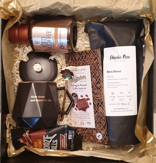 Coffee Lover's Gold Gift Box