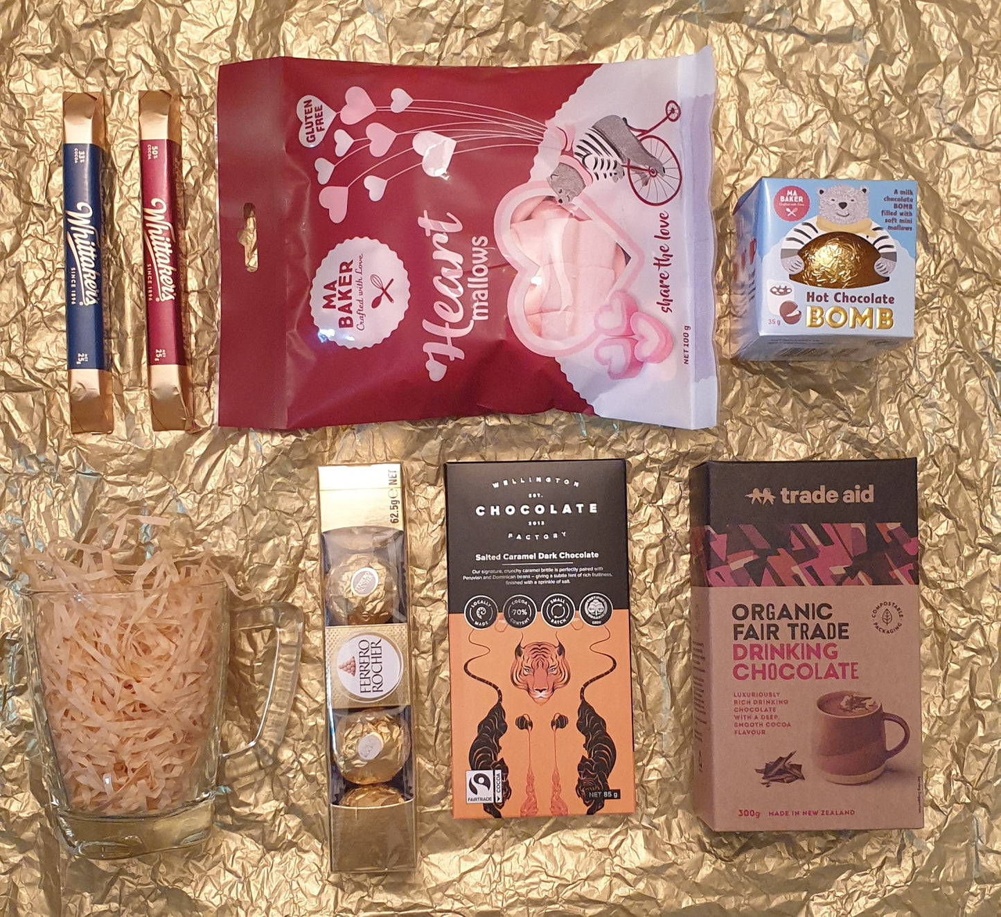 Chocoholic's Gold Gift Box